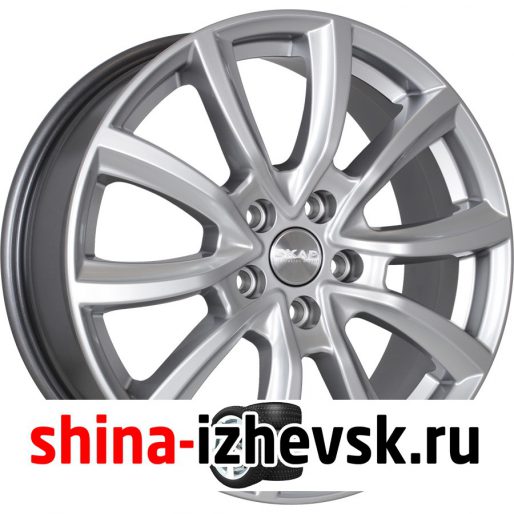 Колесный диск СКАД Онтарио 7xR17 5×100 ET48 DIA56.1 серебристый в Ижевске